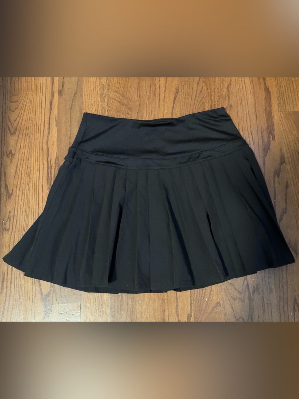 Kyodan Black Pleated Skater Skort